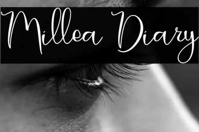 Millea Diary Font examples