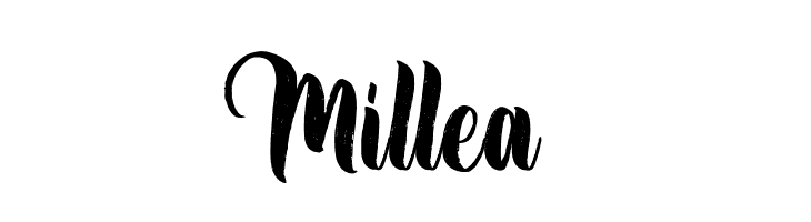 Mille Font LOWERCASE