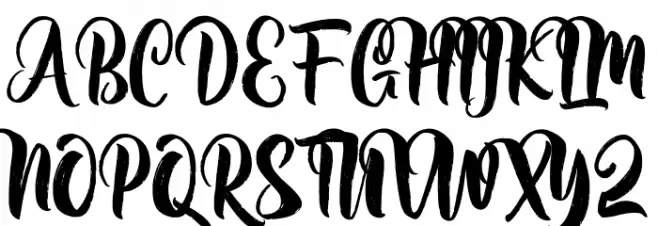 Millea Schriftart Groß