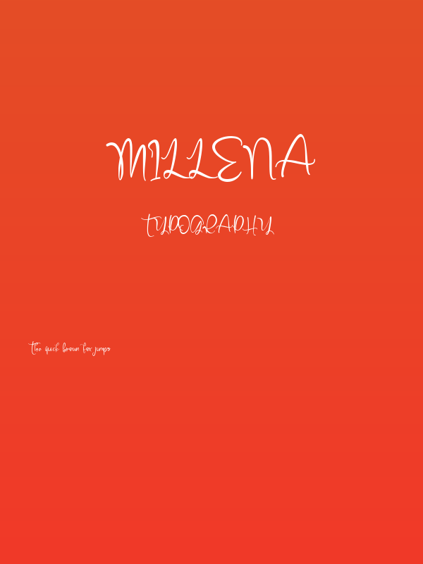 Millena Poster