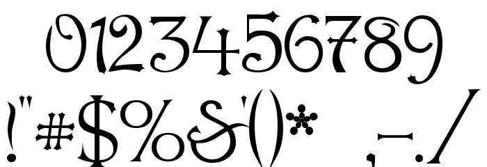 MilleniGem Font OTHER CHARS