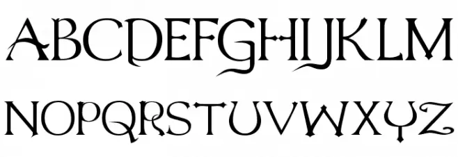 MilleniGem Schriftart Groß