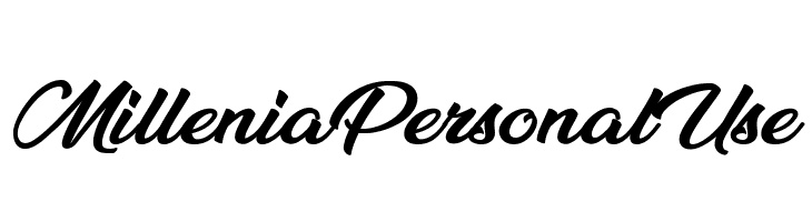 Millenia Personal Use   免费字体下载