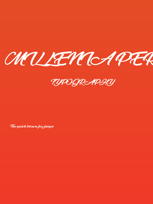 Millenia Personal Use  Poster