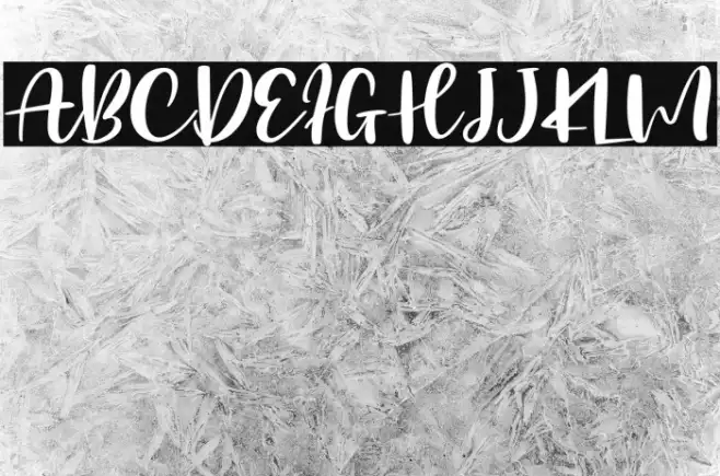 Millenial Script - Personal Use Example 1