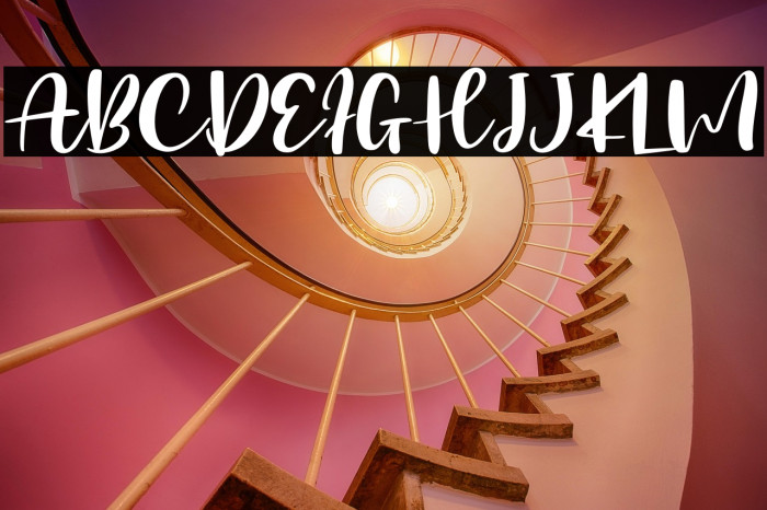 Millenial Script - Personal Use Example 2