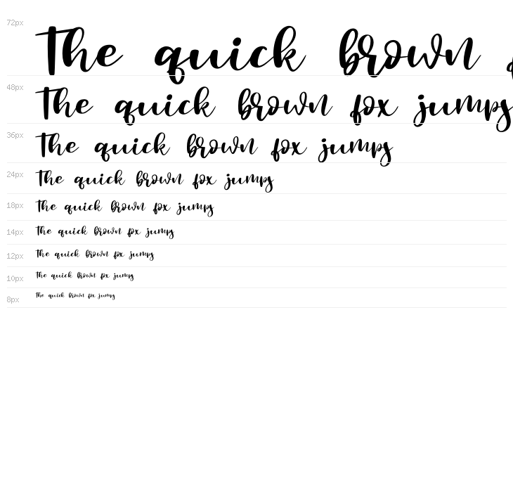 Millenial Script - Personal Use Waterfall