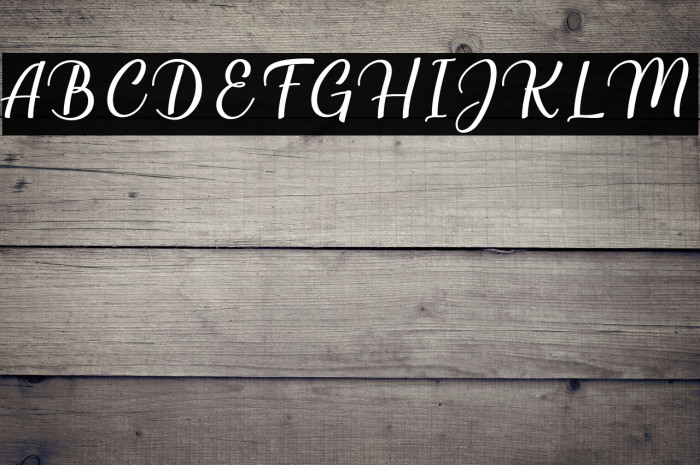 Millenial Script Regular Example 3