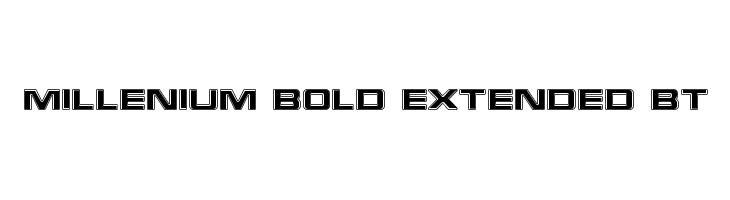 Millenium Bold Extended BT  baixar fontes gratis