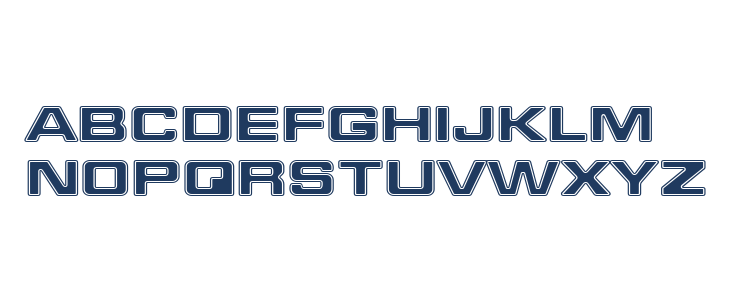 Millenium Bold Extended BT Uppercase