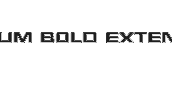 Millenium Bold Extended BT Logo
