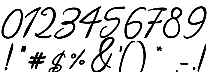 MilleniumSunset-Regular Font OTHER CHARS