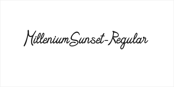 MilleniumSunset-Regular Logo