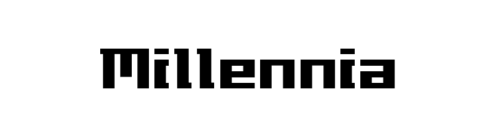 Millennia  font caratteri gratis