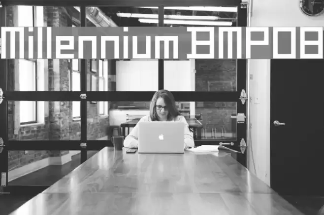 Millennium BMP08 Font examples