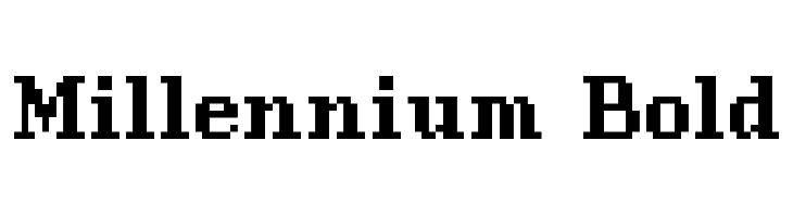 Millennium Bold फ़ॉन्ट