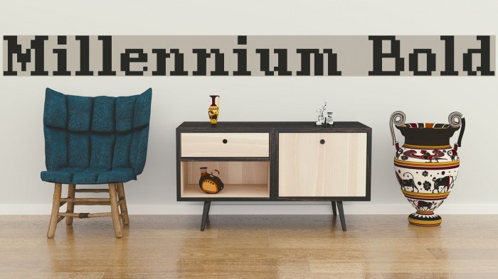 Millennium Bold Font examples