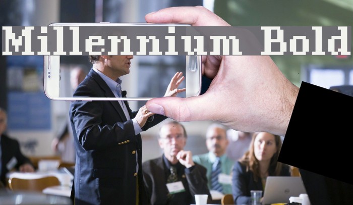 Millennium Bold Font examples