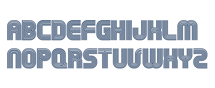 Millennium5linesAl Uppercase