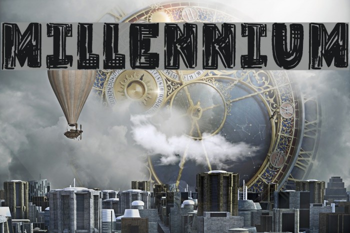 Millennium Font examples