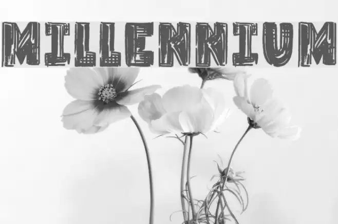 Millennium Font examples