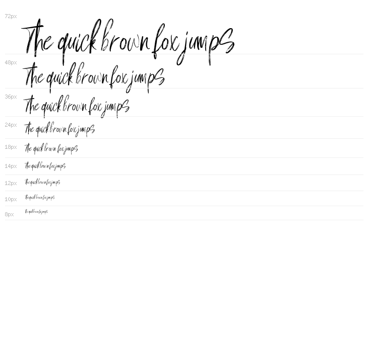 Milles handwriting Demo Regular Waterfall