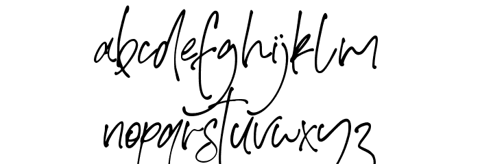 Millestone Font LOWERCASE