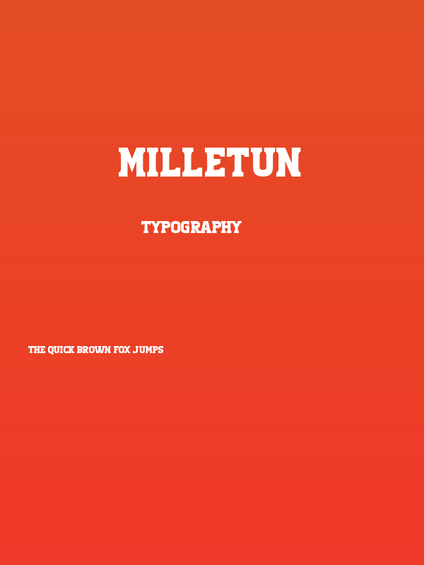 Milletun Poster