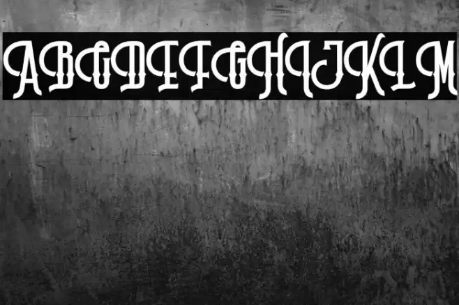 MillgroveDEMO Font examples