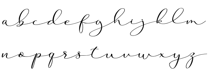 Millia - Personal Use Font LOWERCASE