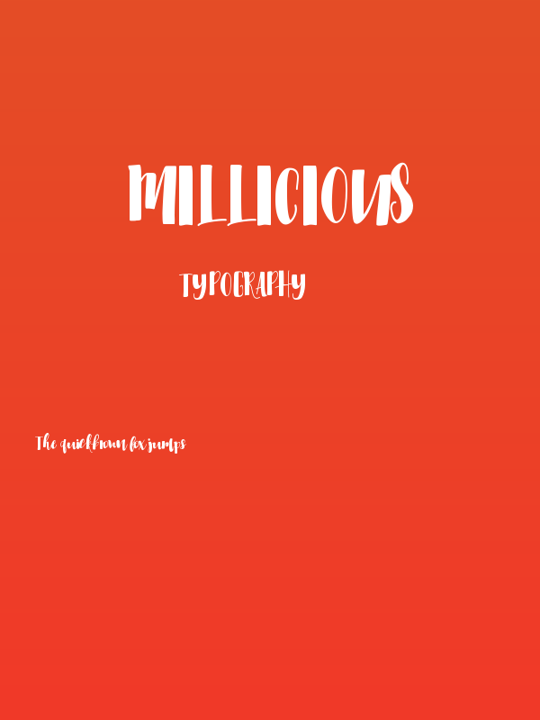 Millicious Poster