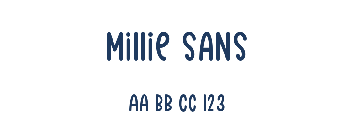 Millie Sans Font Preview