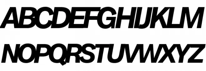 Milligram Macro Trial Bold Italic 字体 大写