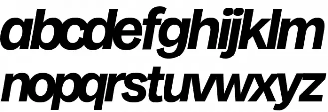 Milligram Macro Trial Bold Italic フォント 小文字