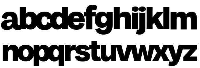 Milligram Macro Trial Extrabold Font LOWERCASE