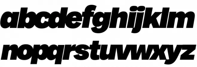 Milligram Macro Trial Heavy Italic Polices MINUSCULES