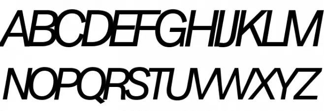 Milligram Macro Trial Italic Schriftart Groß