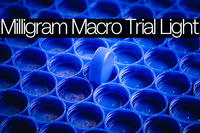 Milligram Macro Trial Light Example 1