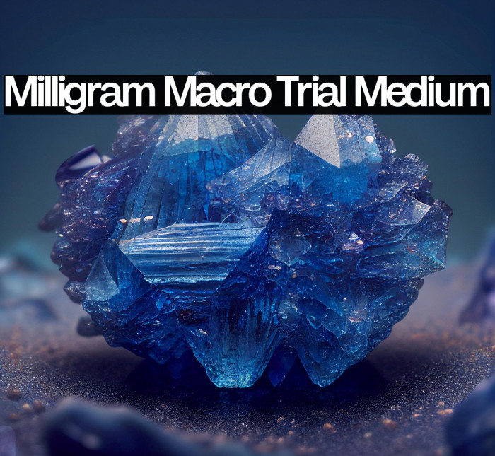 Milligram Macro Trial Medium Example 3