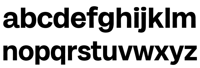 Milligram Trial Bold Font LOWERCASE