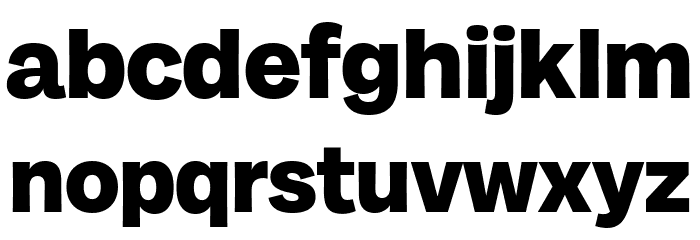 Milligram Trial Extrabold Font LOWERCASE