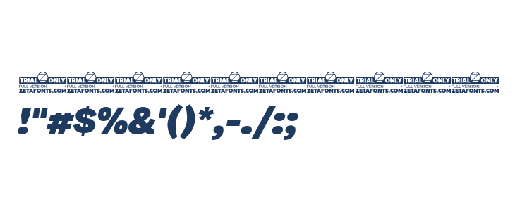 Milligram Trial Heavy Italic Other Characters