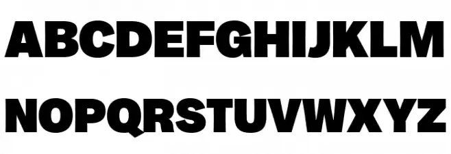 Milligram Trial Heavy Schriftart Groß