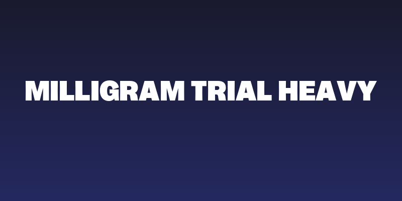 Milligram Trial Heavy Social Header