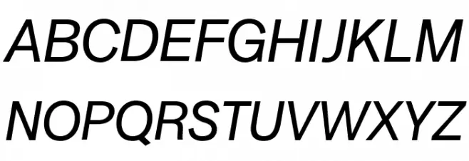 Milligram Trial Italic Fonte MAIÚSCULAS