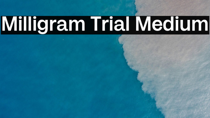 Milligram Trial Medium Example 2