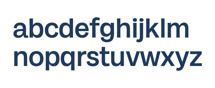 Milligram Trial Medium Lowercase