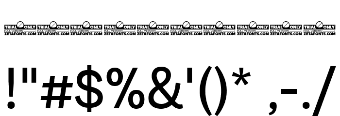 Milligram Trial Regular Font OTHER CHARS