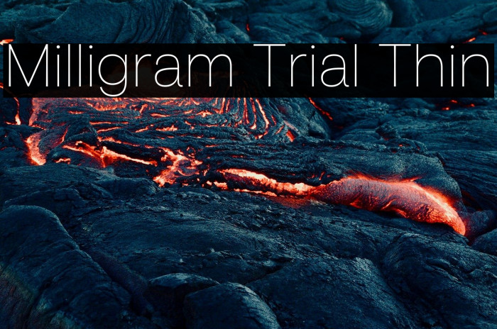 Milligram Trial Thin Example 1