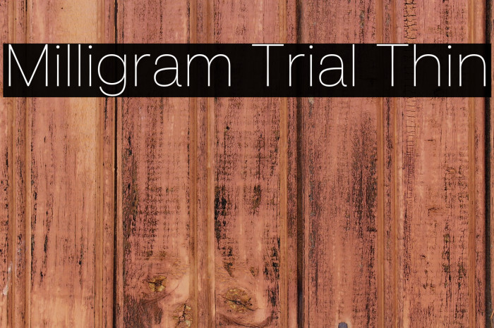 Milligram Trial Thin Example 2